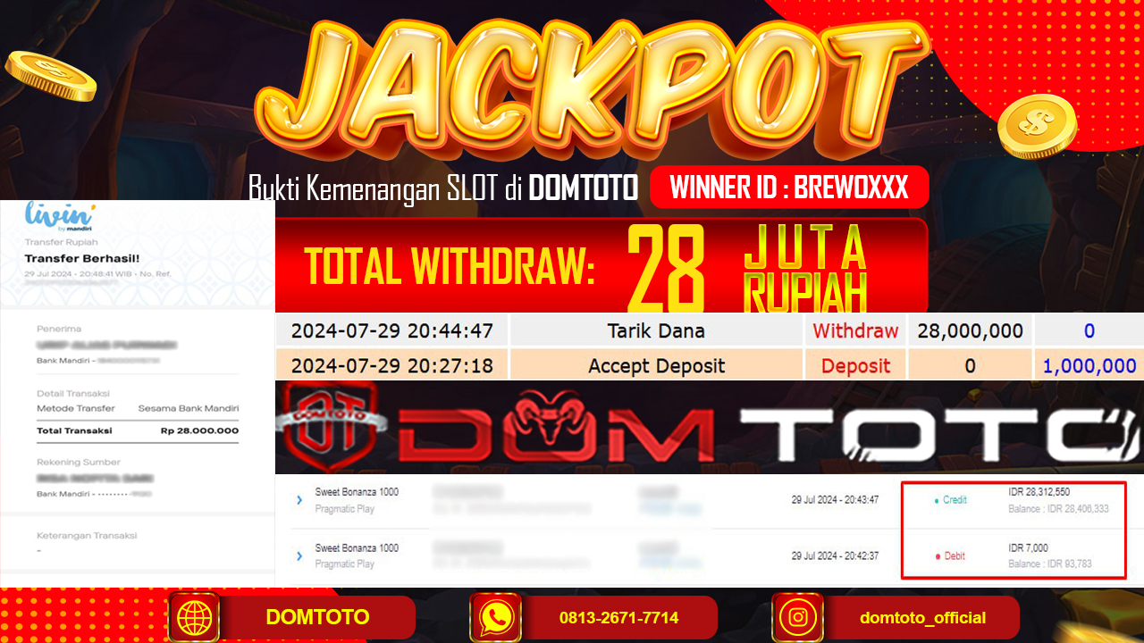 GACOR PARAH SLOT PRAGMATIC SWEET BONANZA  29 JULI2024